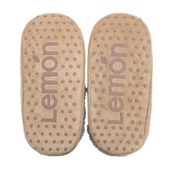 Lemon Ladies' Plush Slipper Sock - Picture 2 of 3